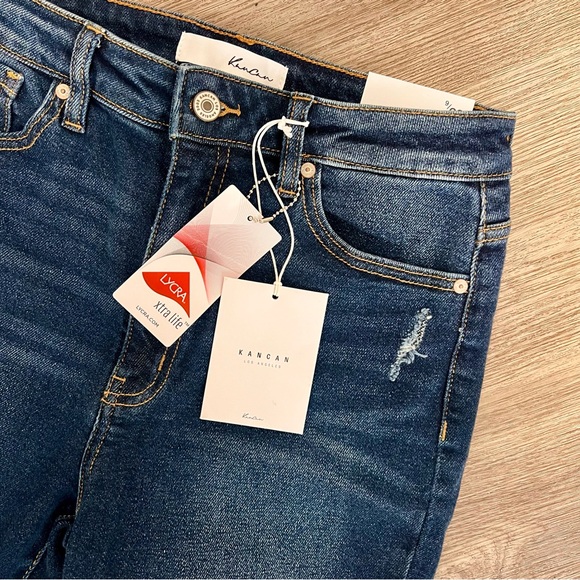Kancan High Rise Ankle Skinny Jeans A4 - Picture 3 of 6